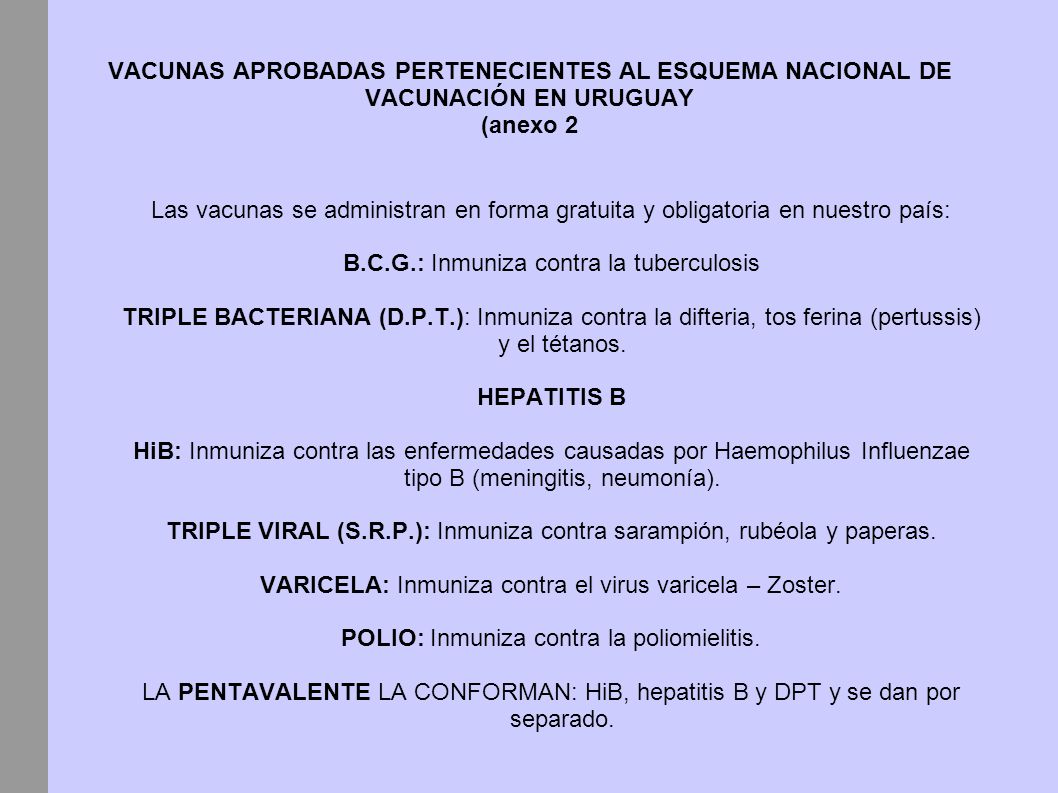 Importancia del cumplimiento del Esquema Nacional de Vacunación ppt